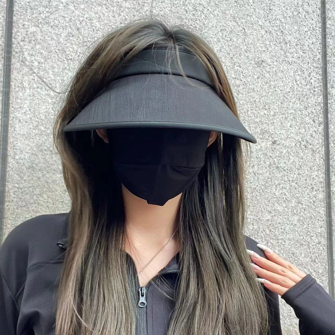 【3D拉花冰丝防晒帽】立体纹理纱女气质遮太阳帽防紫外线空顶X-11