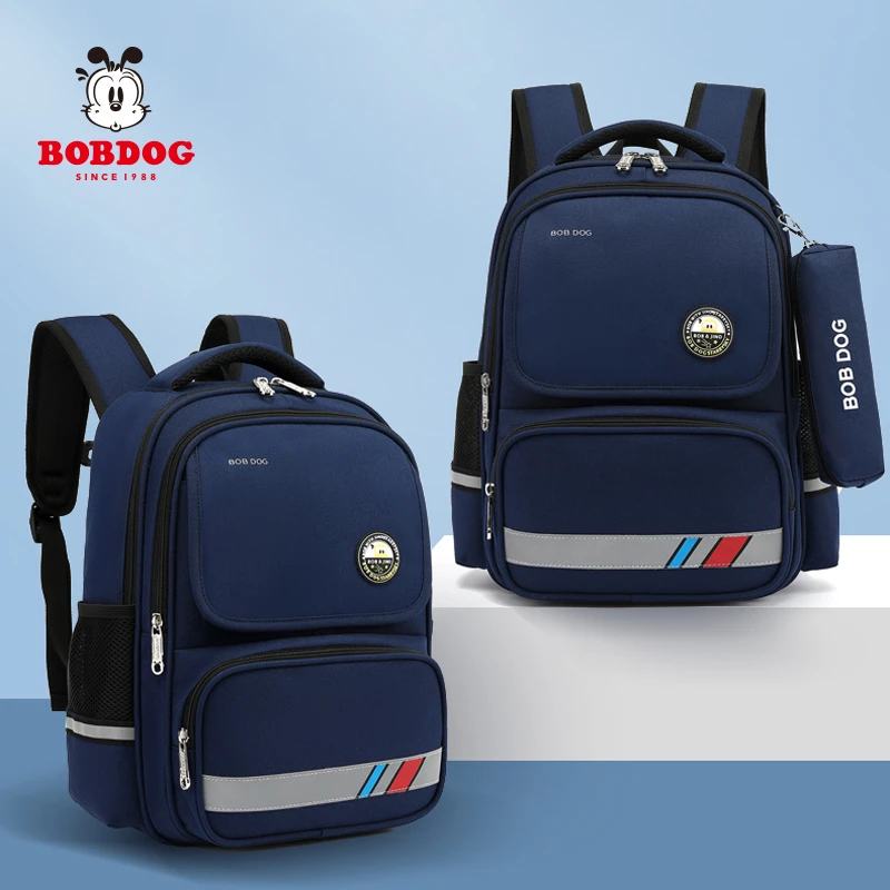 Bobdog/巴布豆书包男女童小学生三五年级轻便韩版减负双肩背包