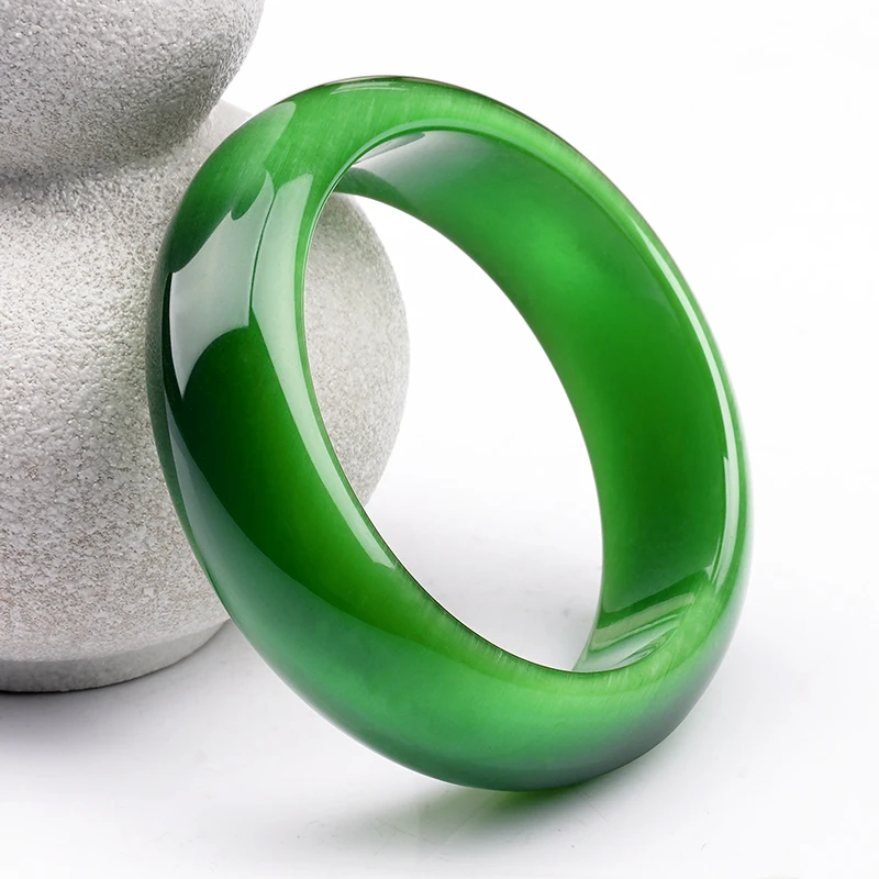 TY07经典典藏极光绿色宽版手镯