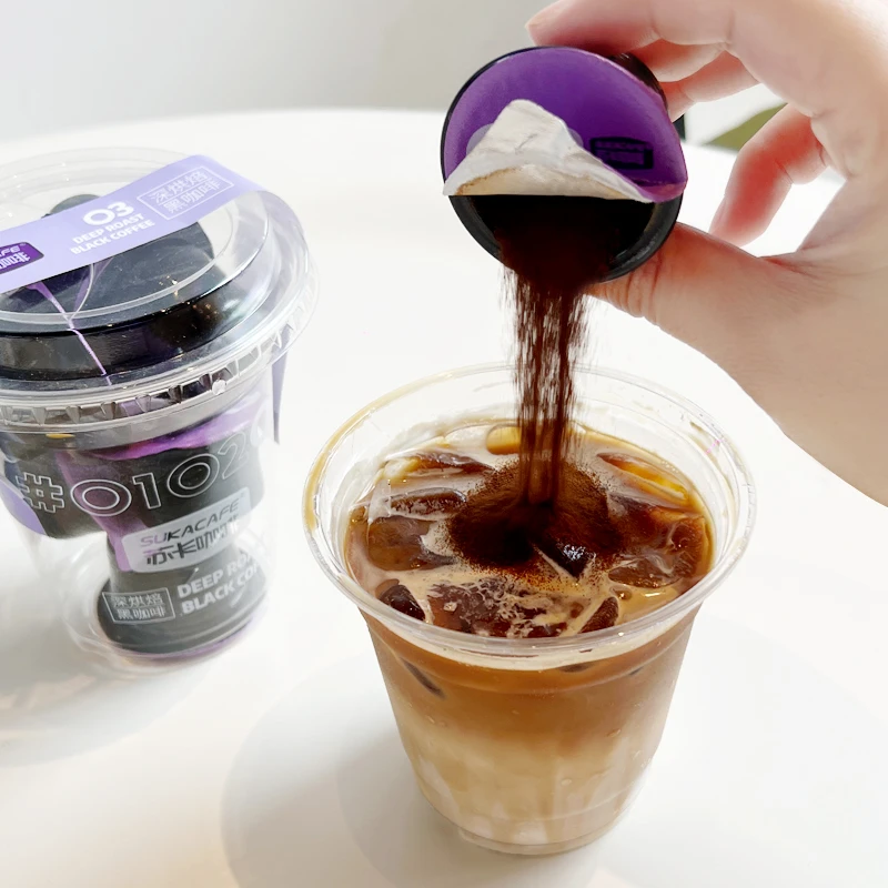SUKACAFE/苏卡咖啡卡卡杯冷萃美式黑咖啡醇苦香浓速溶36颗囤货装