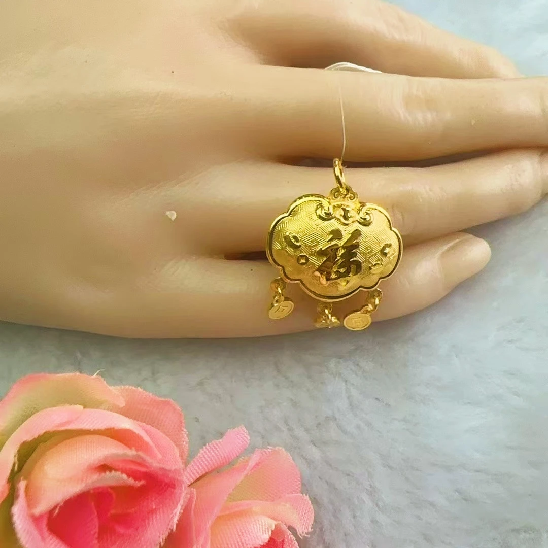 金万福黄金足金吊坠5.24克