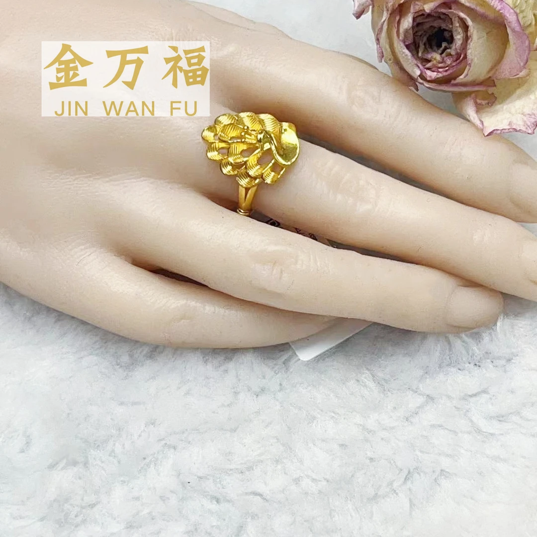 金万福黄金足金戒指