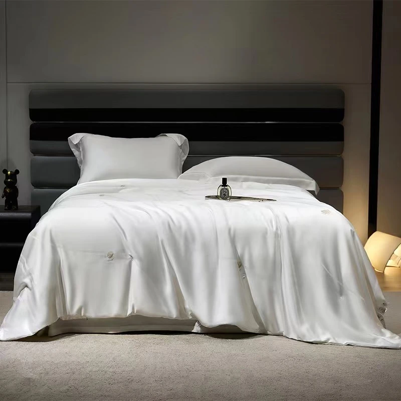 家家发100%桑蚕丝被手工蚕丝被轻奢春秋被空调被夏被双人保暖被子