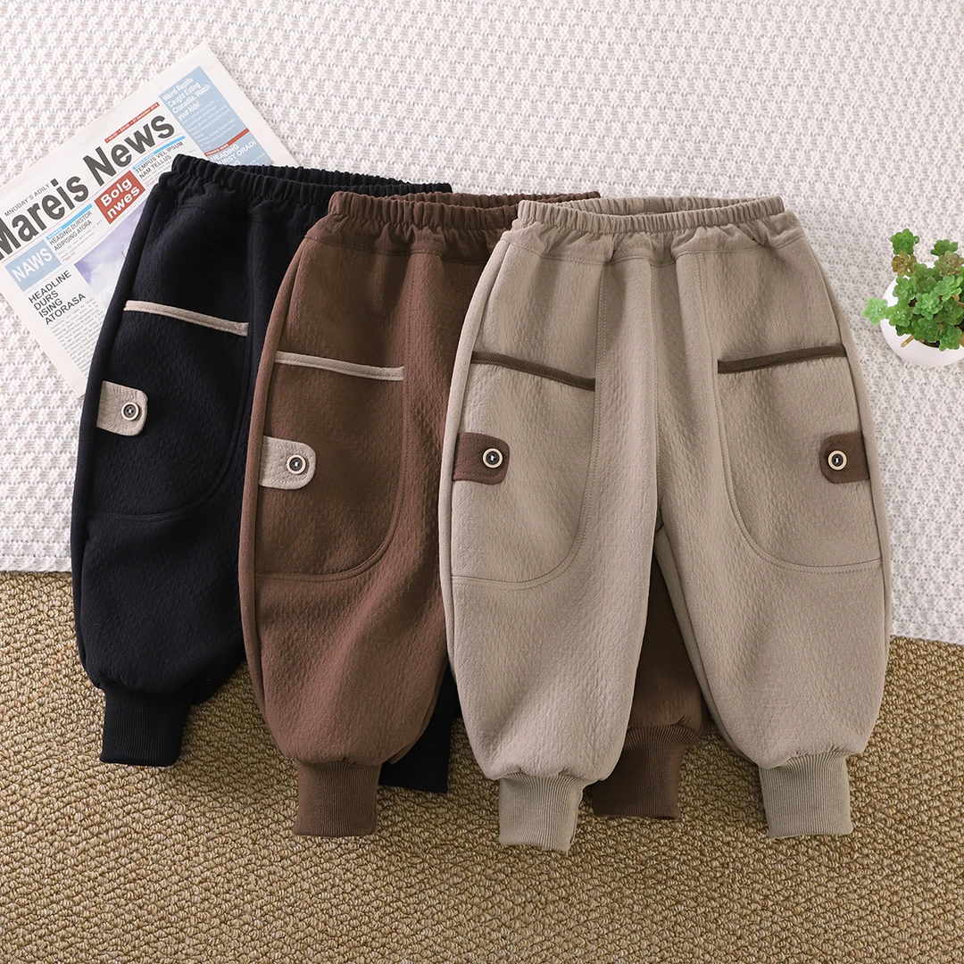 外穿裤子休闲裤2024新款洋气宝宝时尚中小童秋冬款