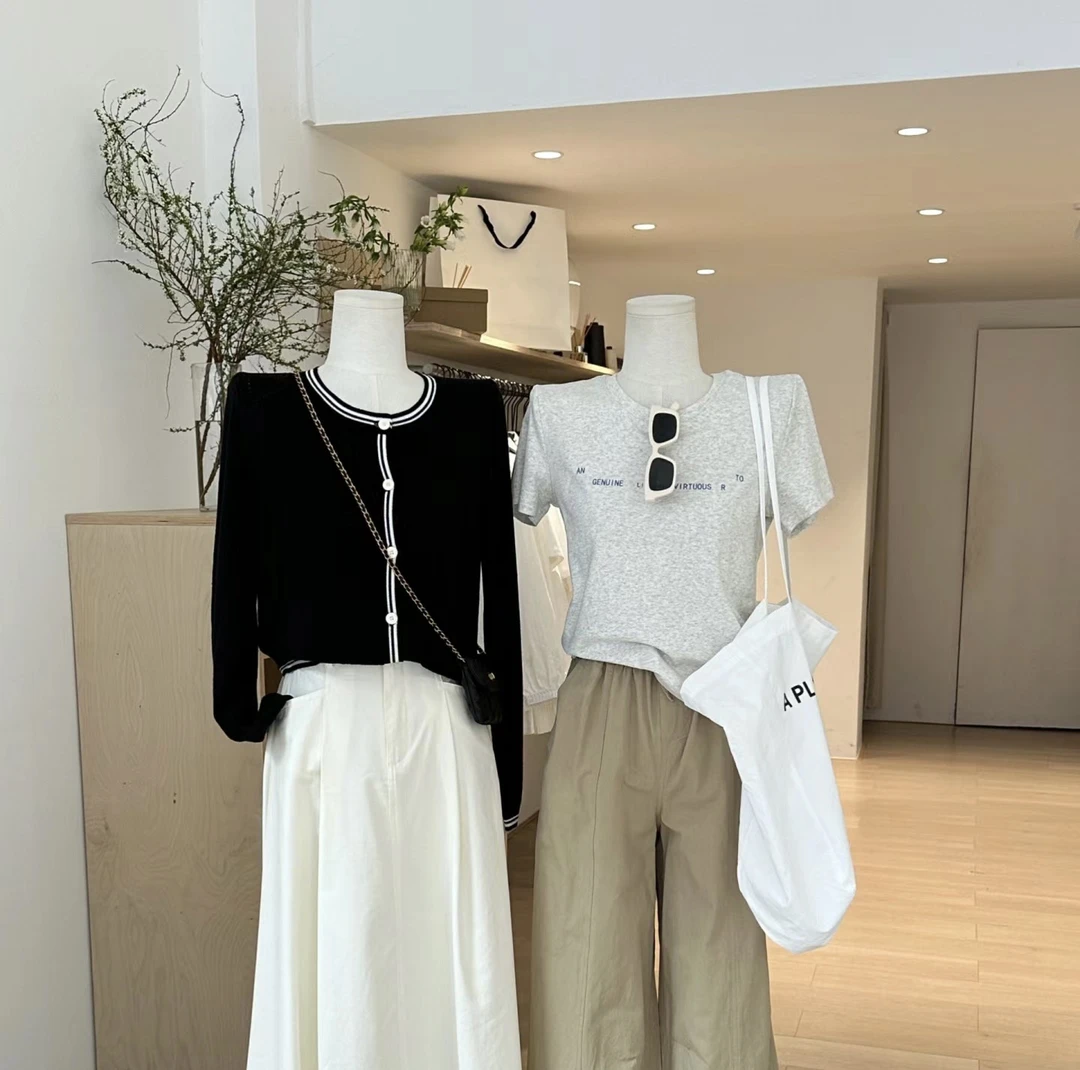 【南风家】B051~B100女装高级感宽松针织衫2023新款显瘦气质上衣