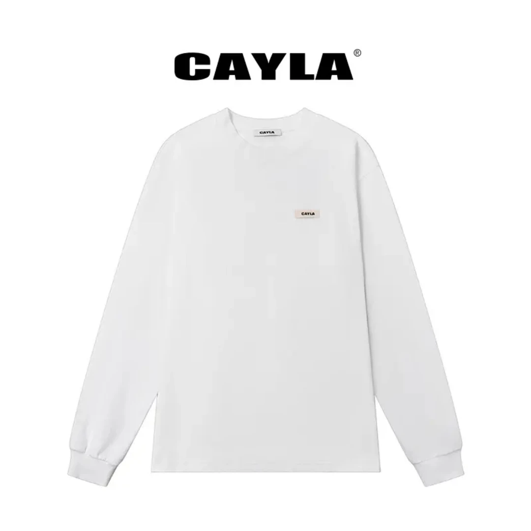 CAYLA24AW织唛标长袖T恤034