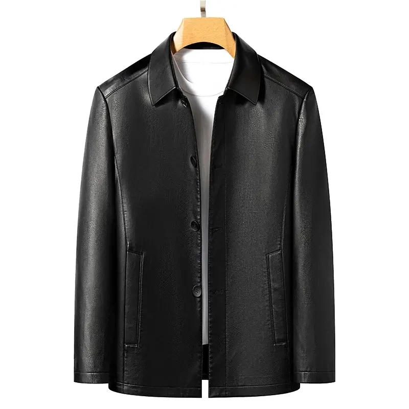 【官方优选】海宁春季新款男士修身商务休闲时尚翻领夹克-2332