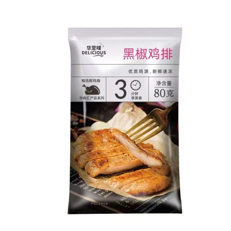 华至味黑椒鸡排80g
