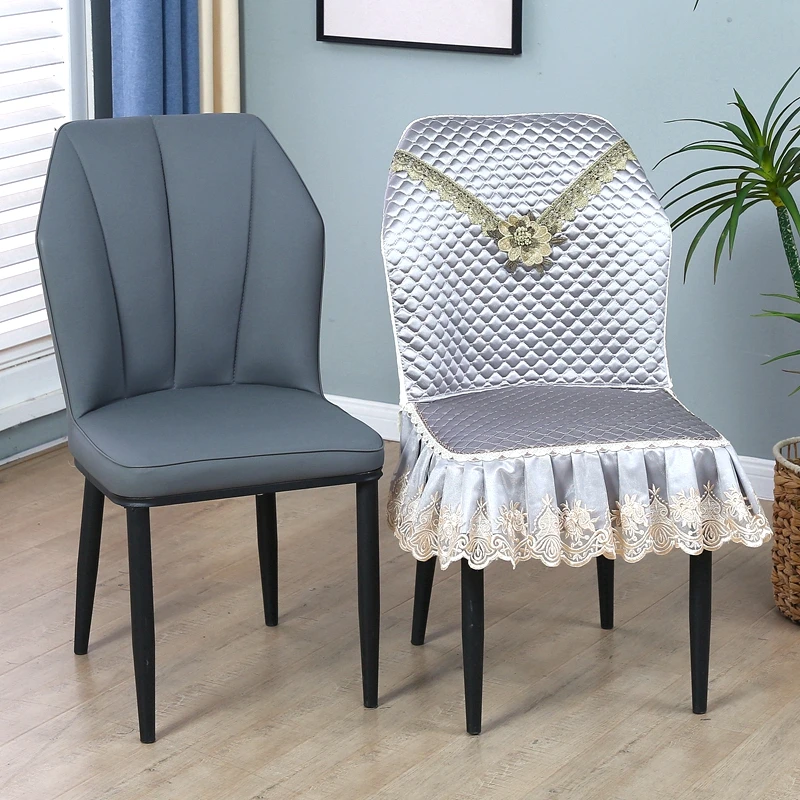 弧形椅子套罩2024新款扇形餐椅套防滑椅套罩轻奢通用椅子套保护套