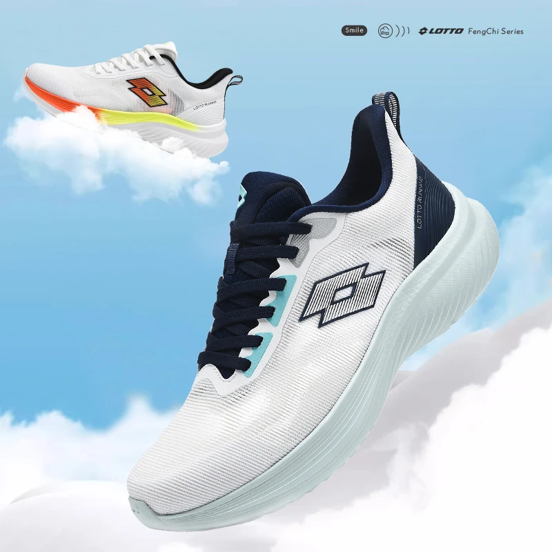 LOTTO/乐途【白驹】夏季新款运动透气百搭轻弹跑步鞋休闲网面鞋1033