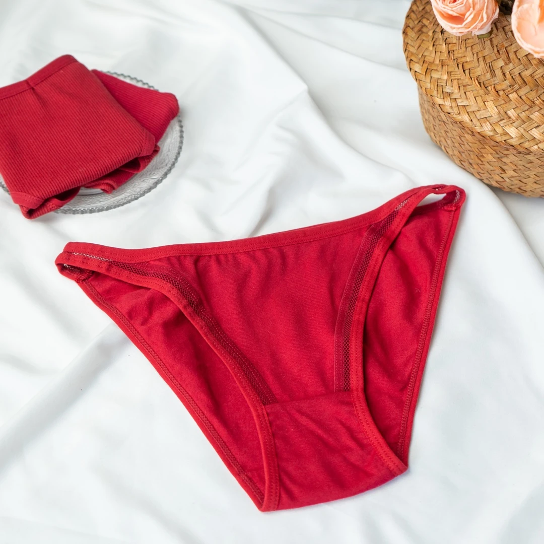 好运常在～本命年红色女士内裤纯棉结婚嫁娶舒适80-160斤夏季新款
