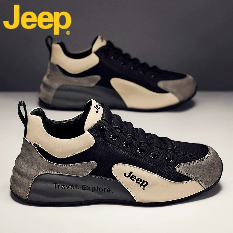 jeep吉普阿甘鞋男鞋秋春季新款爆款潮牌休闲运动防臭老爹运动鞋