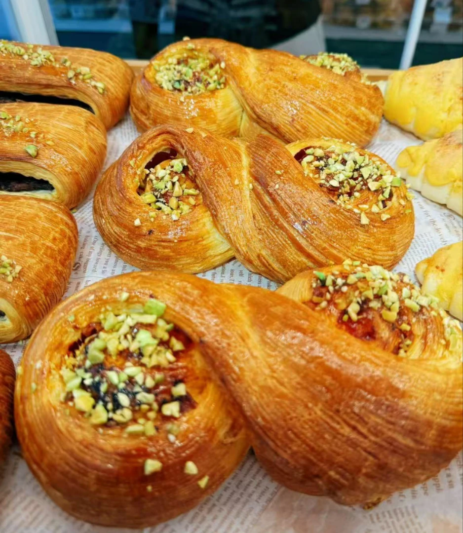 香酥丹麦鸡肉面包环