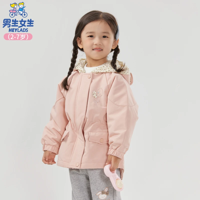 32714女小童宝宝洋气时尚休闲梭织外套NCFAJ32714A