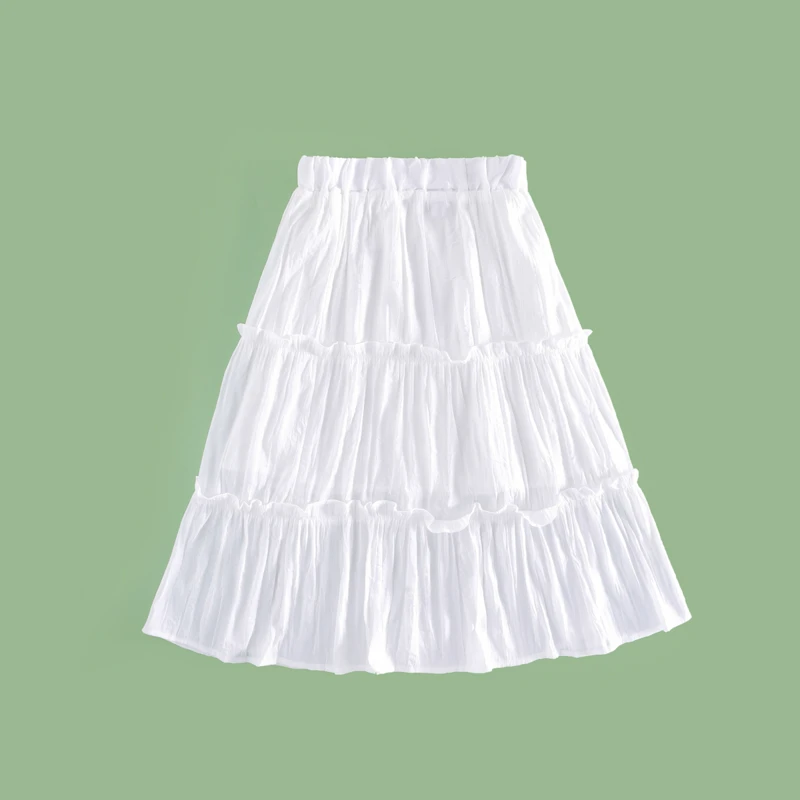 22531夏季日常百搭女大童长款半裙NDBCJ22531A