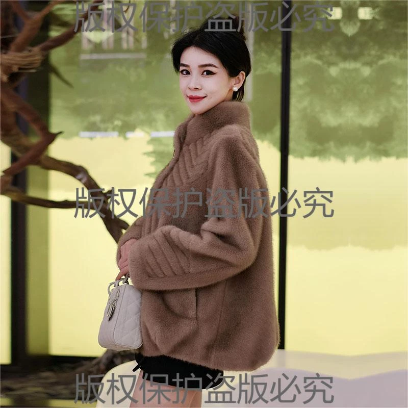 【王老板专属005】轻奢简约百搭女士麻花纹时尚上衣女士秋冬厚外套