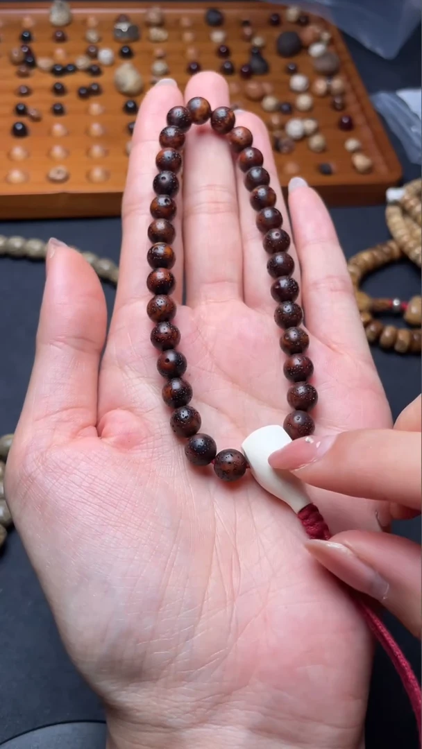 【闪购商品】星月菩提手串赤金级星月菩提正圆8手持
