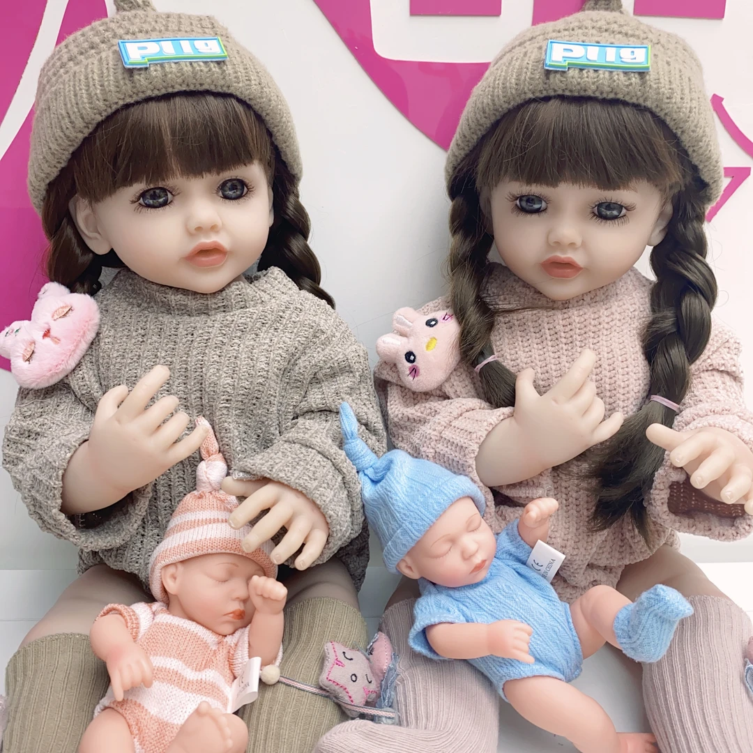 糖糖 55cm全搪胶可洗澡diy入水洗澡玩具手办生日礼物回弹出口外贸