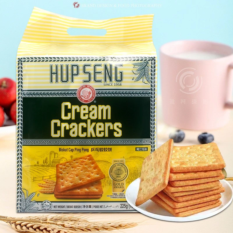 马来西亚进口 乒乓较较饼225g袋装 休闲解馋夜宵追剧零食独立包装