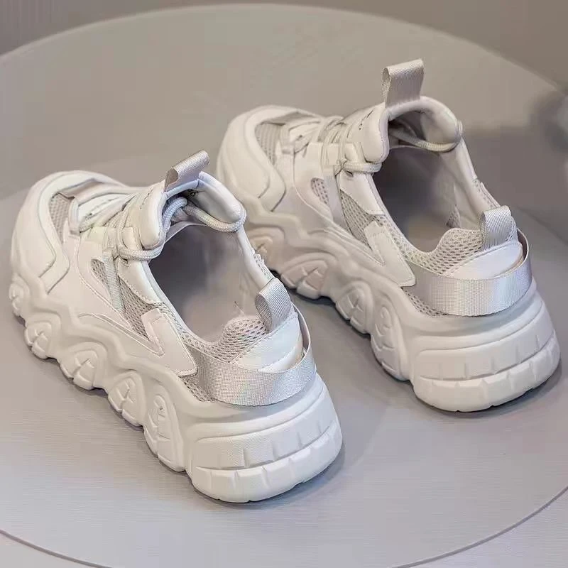 老爹鞋女ins潮百搭 2024夏季爆款厚底休闲运动女鞋9910-2
