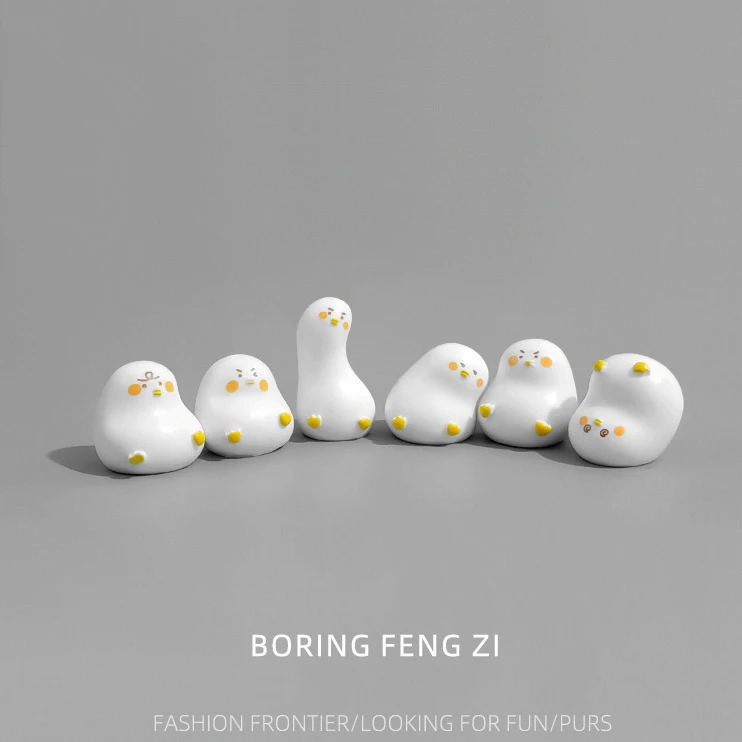 无聊了！胖胖鸭摆几个搞怪鸭情绪解压桌面治愈小动物摆件工位装饰