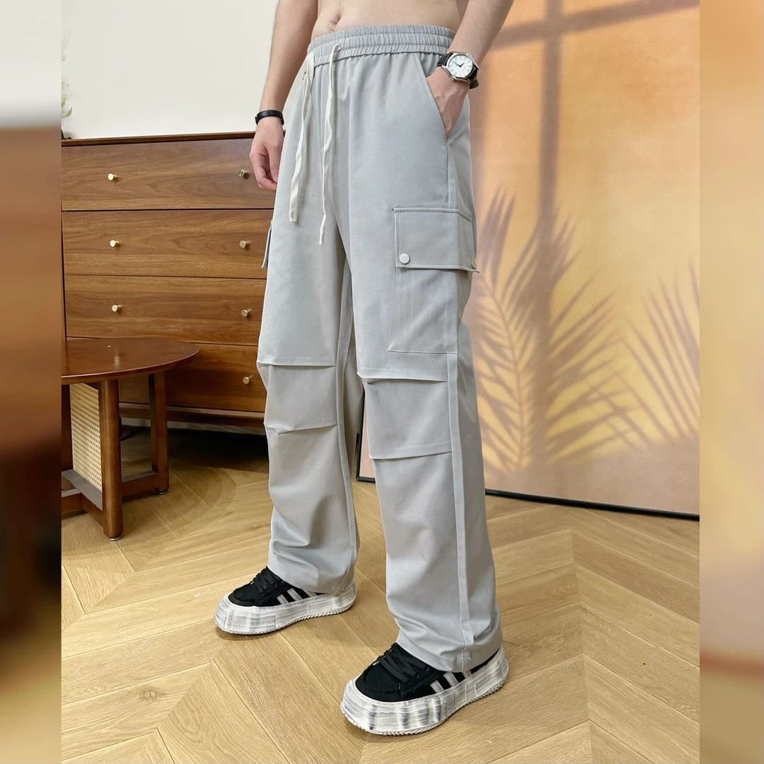 《 刘雯雯专属》春季新款潮流时尚休闲宽松男女同款百搭休闲工装裤