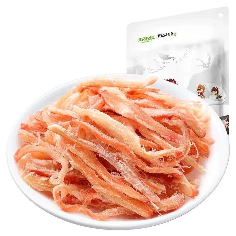 【三只松鼠】香烤鱿鱼丝鱿鱼条88g/袋休闲零食即食海鲜优选原味包邮