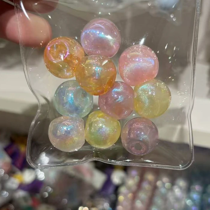 偏孔圆珠发饰全系列DIY手机链（小包装）离线链接