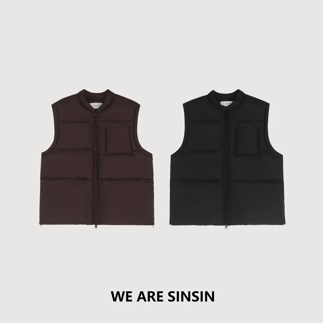 miss muzi｜“冬日小欧包”精选90白鸭绒立领保暖加厚羽绒服马甲外套