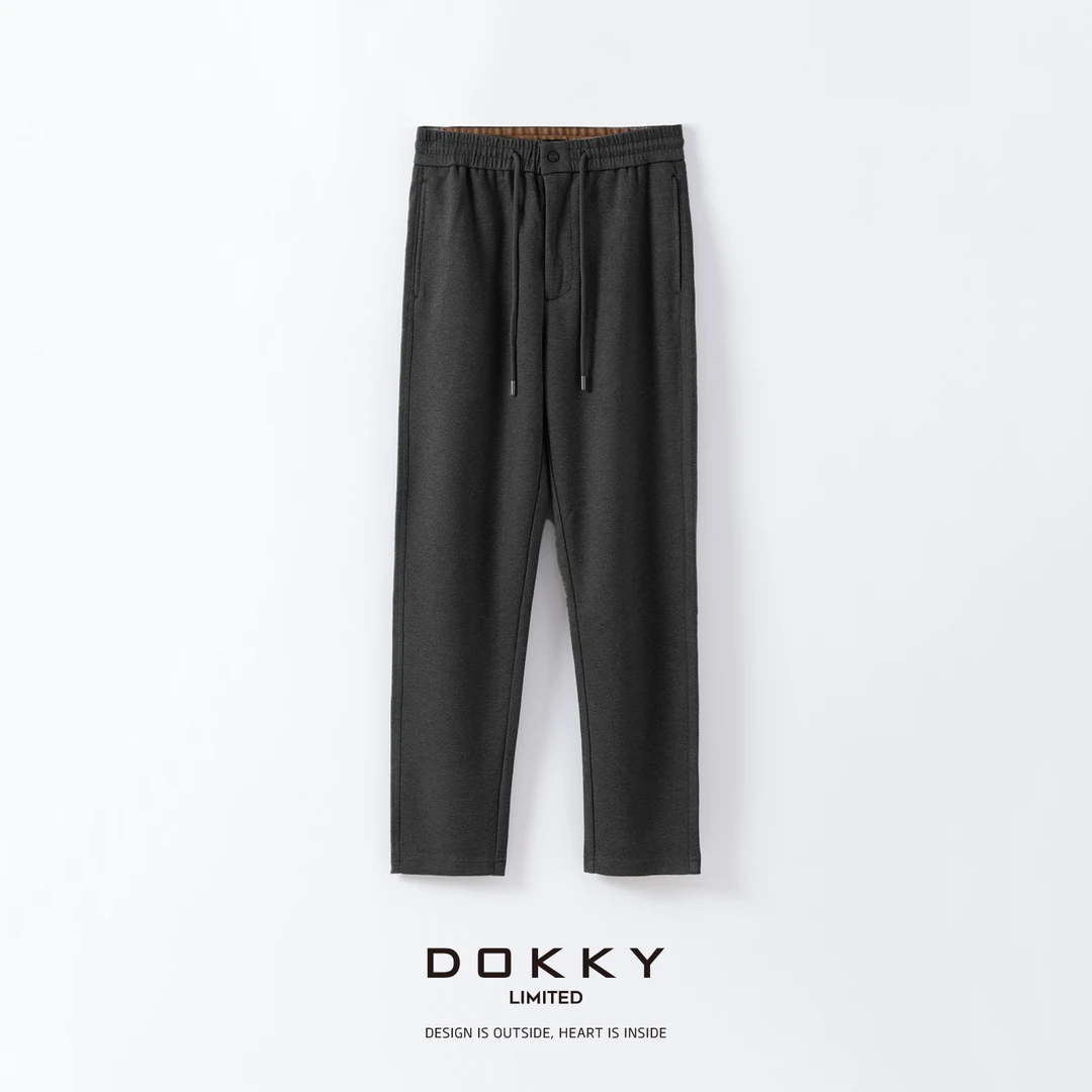 【男装-那不勒斯裤】DOKKY奢牌订单.保暖空气棉|男士休闲直筒裤