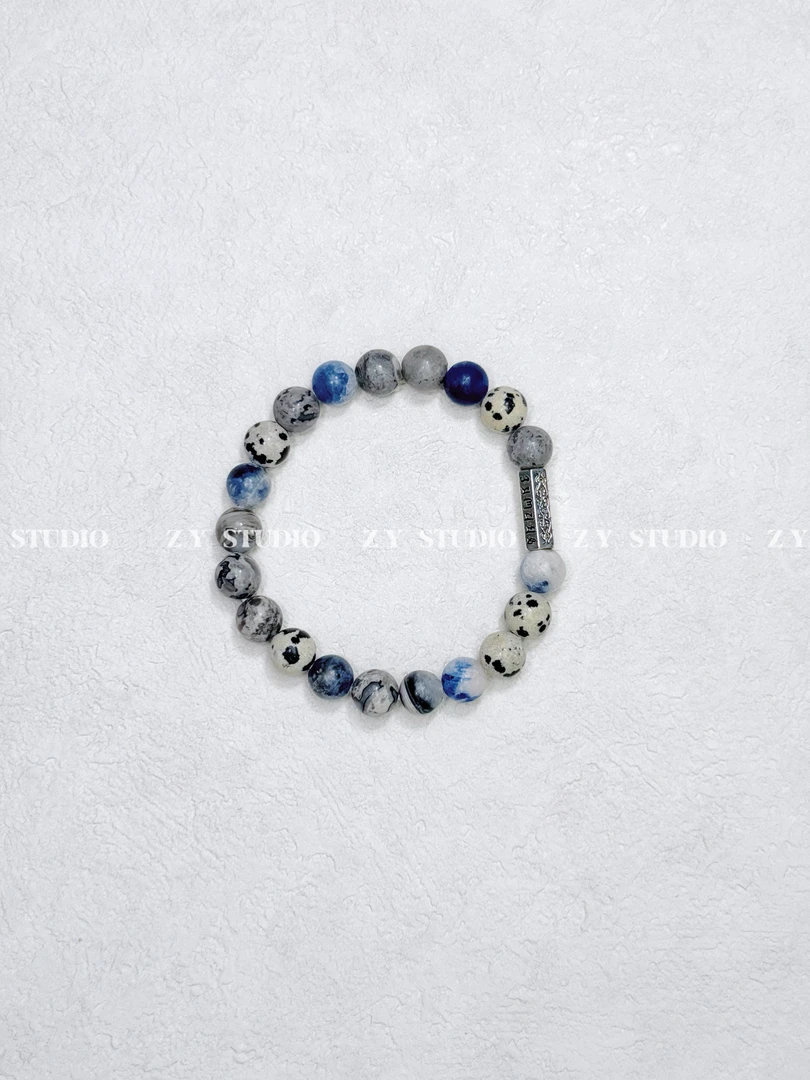 合金手链 【聆海】时尚百搭手饰复古单圈小众手工手作diy