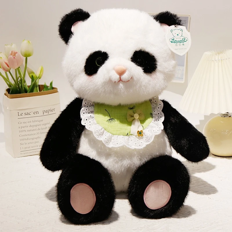 基地景区同款40CM围兜裙子熊猫玩偶