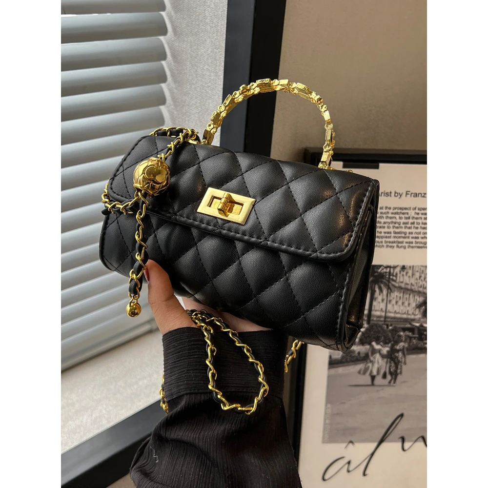 CHEVIOS&KOIRH春夏手提包包女2024新款潮时尚小方包百搭ins斜挎包