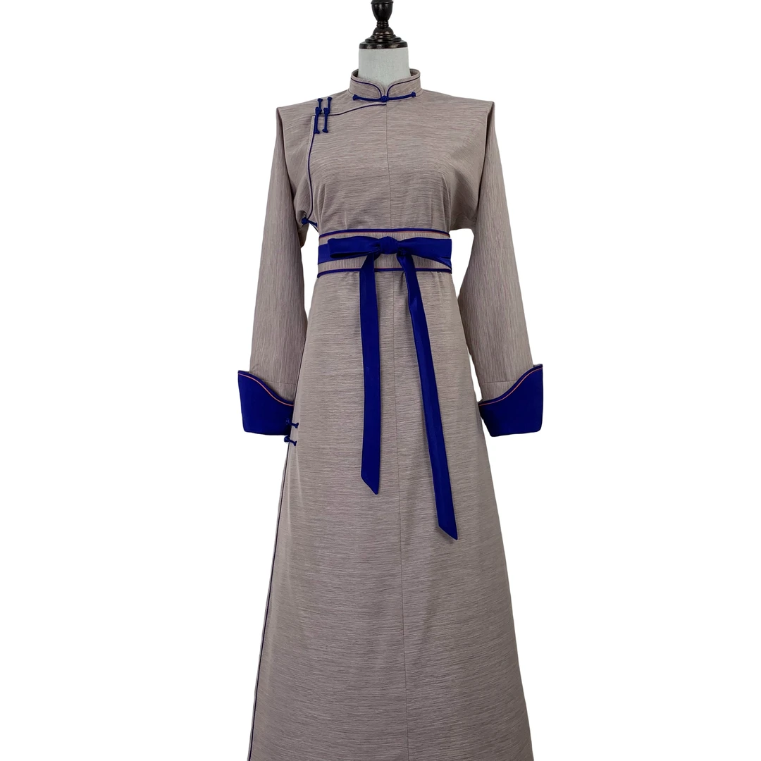 铁提牧【铁提牧精品蒙古服饰】设计师青春系列民族风长袍四季款