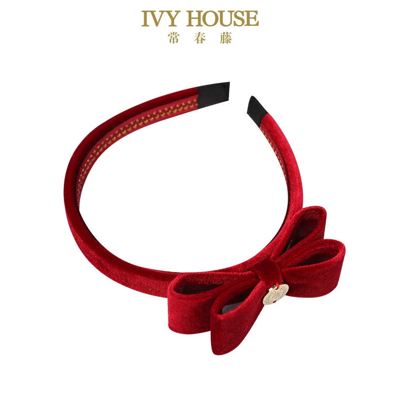 IVY HOUSE常春藤童装女童发饰春季新款 儿童蝴蝶结头箍公主