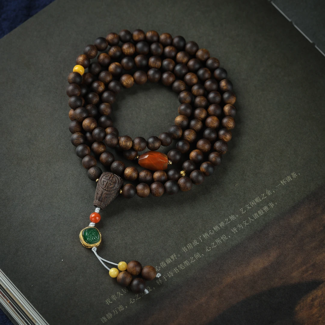 【18K】七香文创-香港昆仑梅格多圈108设计款S