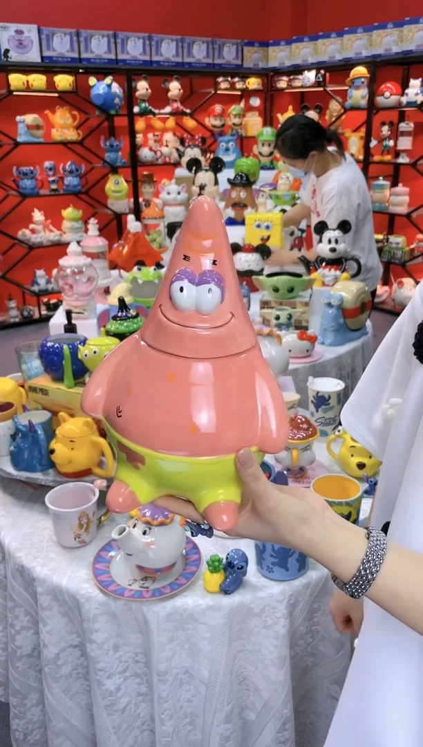 【闪购商品】.@@派大星陶瓷饼干罐