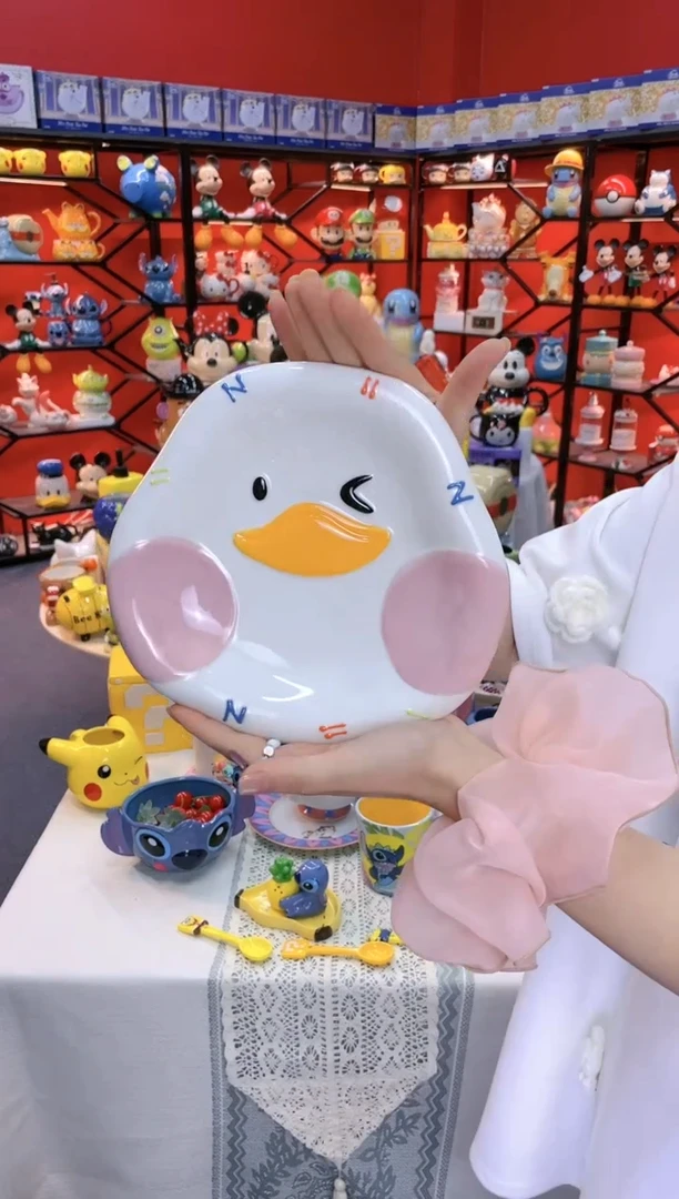 【闪购商品】1@@可爱秞下彩陶瓷碗