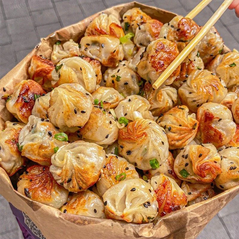 冷链发货拇指生煎鲜肉味早餐玲珑包子冷冻速食懒人半成品食品美味