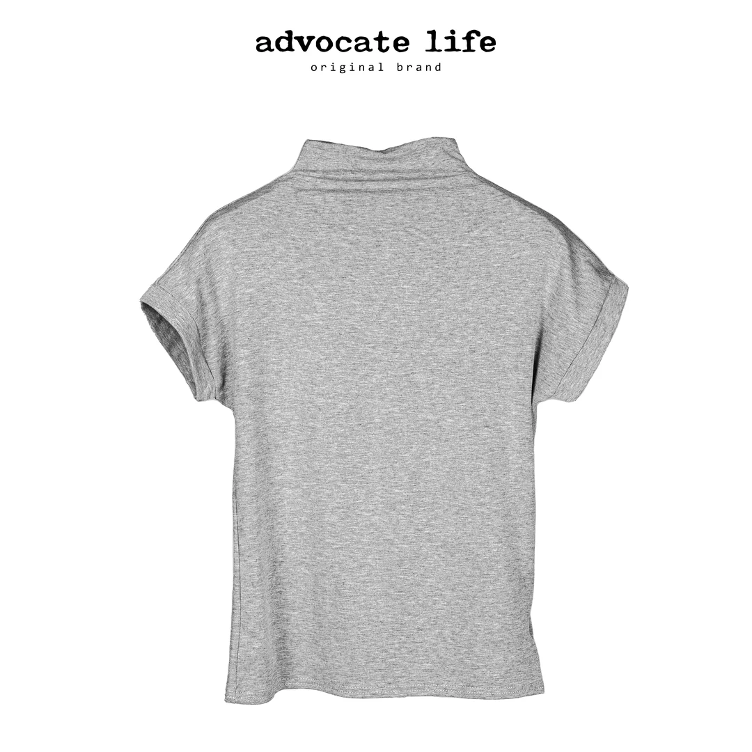 生活主张 Advocatelife时尚休闲百搭设计师半高领夏季T恤GQ112494