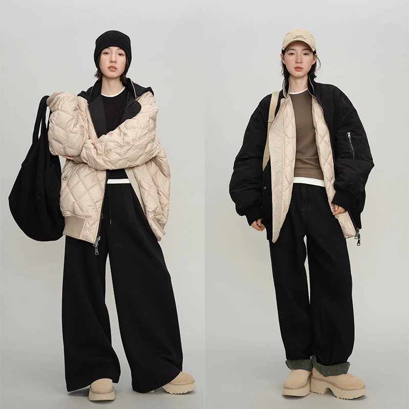 UMILAB【陨石】三维尔防水面料+90白鹅绒 正反两穿羽绒外套F302H