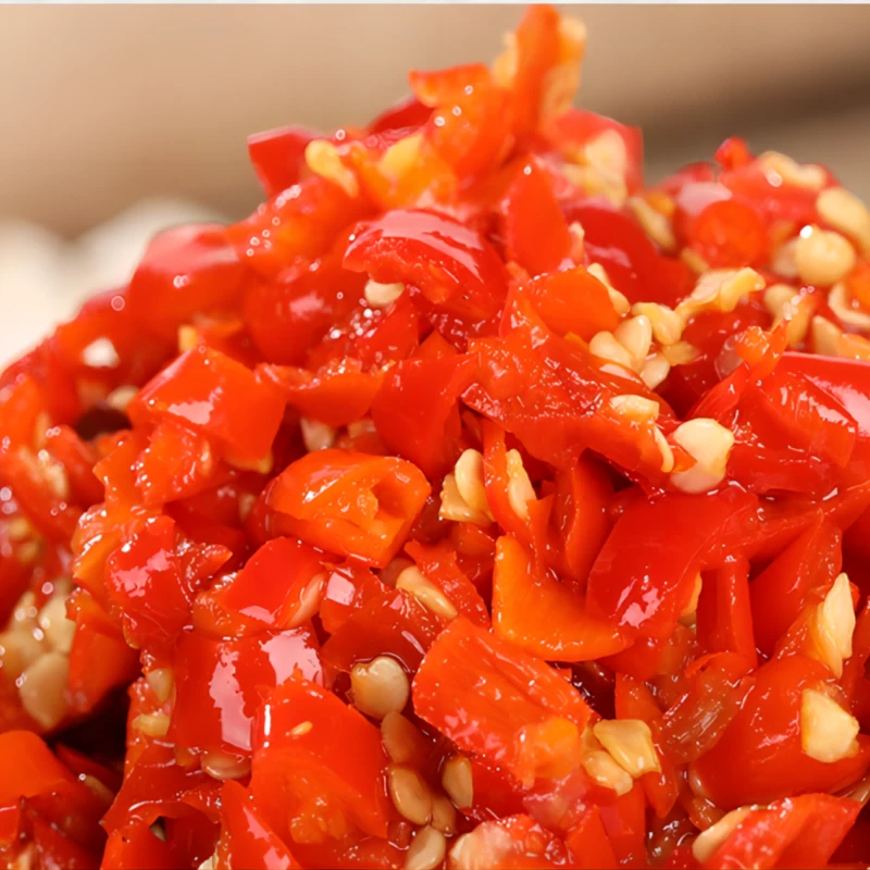 【爆辣小米椒剁椒】正宗湖南特产农家手工自制小米辣椒即食剁辣椒酱