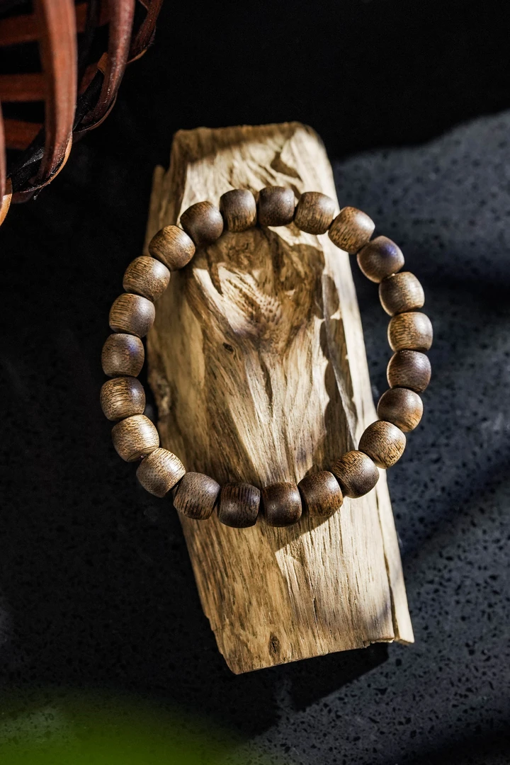 HLG002沉香手串09鼓珠沉水保12克多样性发1