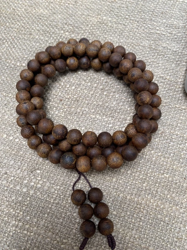 沉香HLR006沉香手串09圆珠沉水浮保46克多样性发1