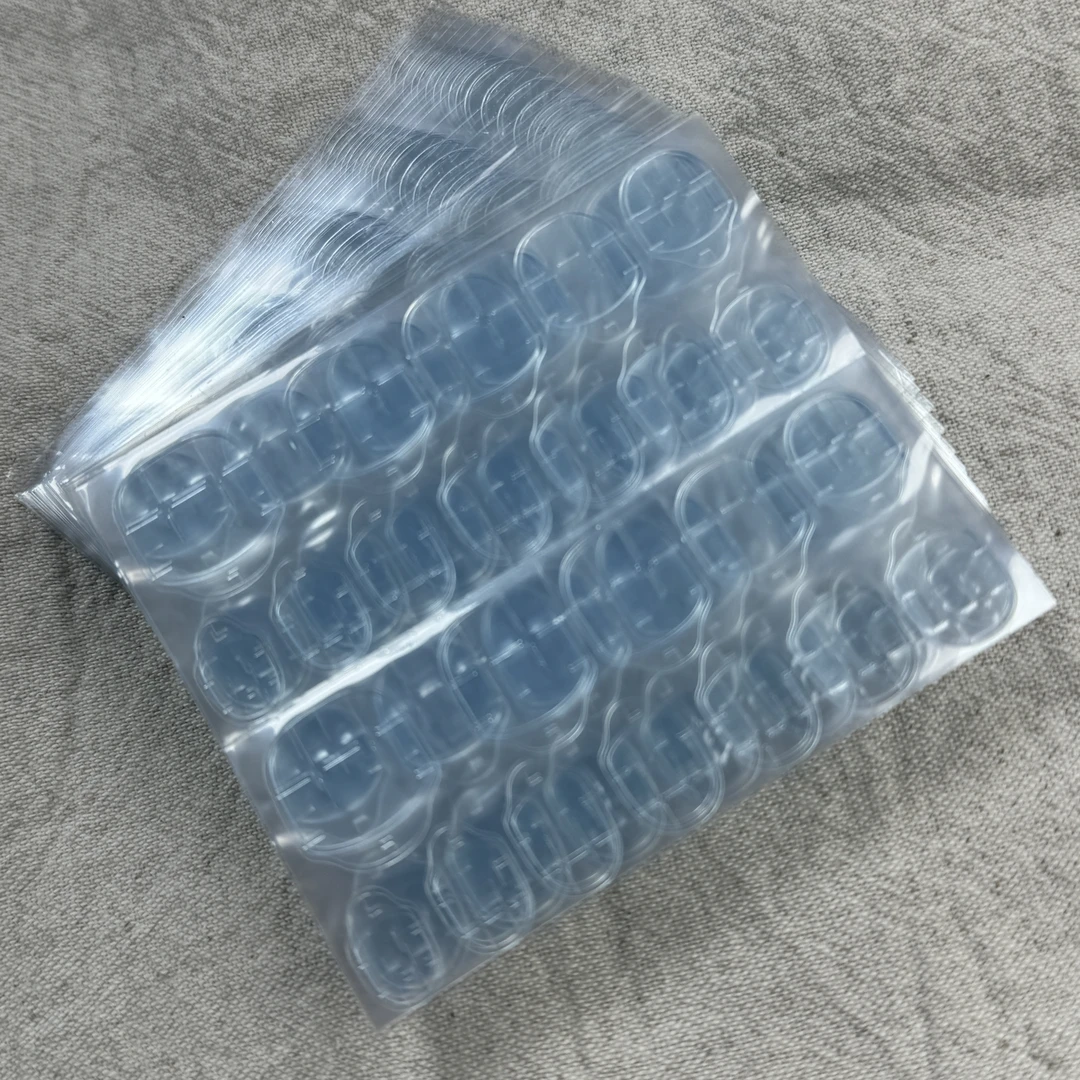 缤果专用蓝水晶超粘穿戴甲果冻贴果冻胶