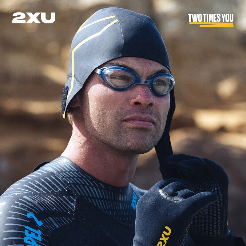 2XUPropel系列耐磨潜水头套潜水帽冲浪浮潜帽防晒防寒保暖冬泳男