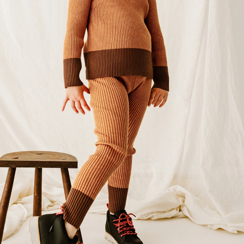 Petite Revery加拿大小云朵童装儿童男童针织裤女宝宝秋装休闲裤