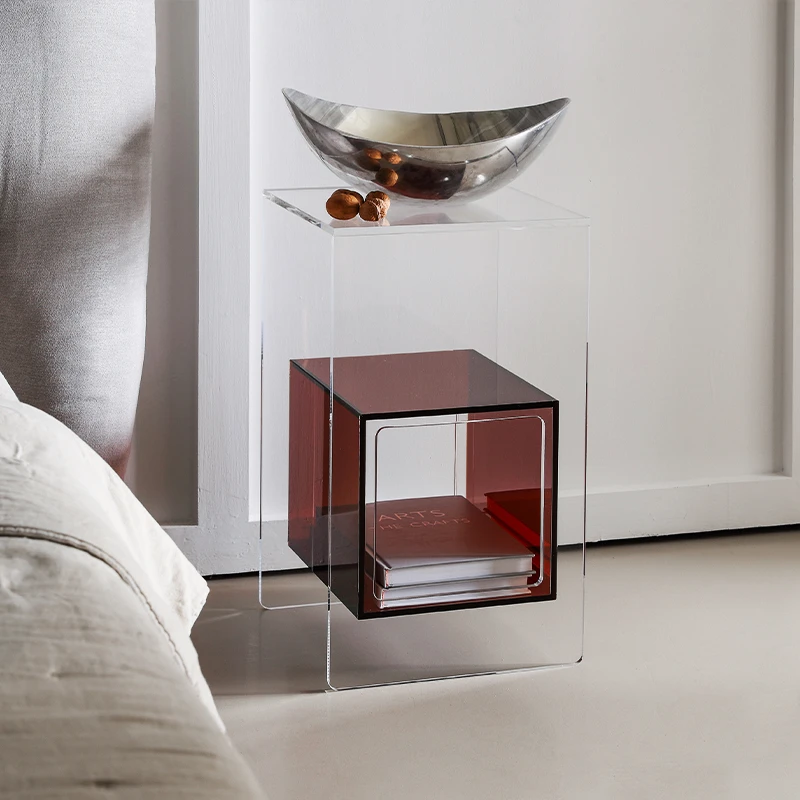 【zamaco品牌】[实价] 亚克力床头柜边几网红透明床头收纳柜