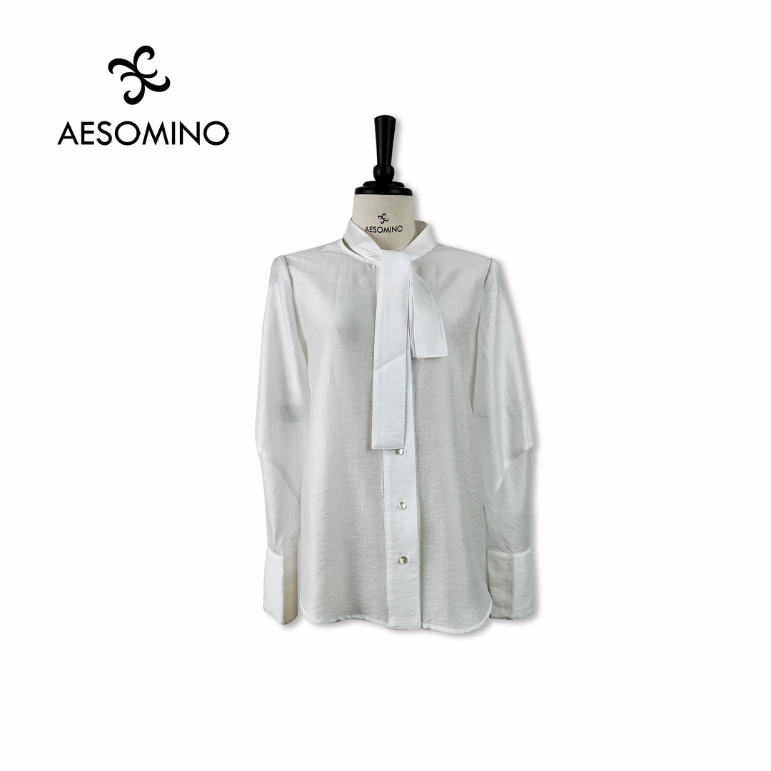Aesomino/衣莎美诺春秋衬衫Y332C3445