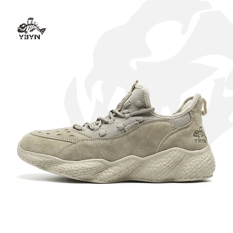 野隐魔兽潮鞋推荐厚底超轻男女款跑鞋情侣透气舒适好搭运动休闲鞋